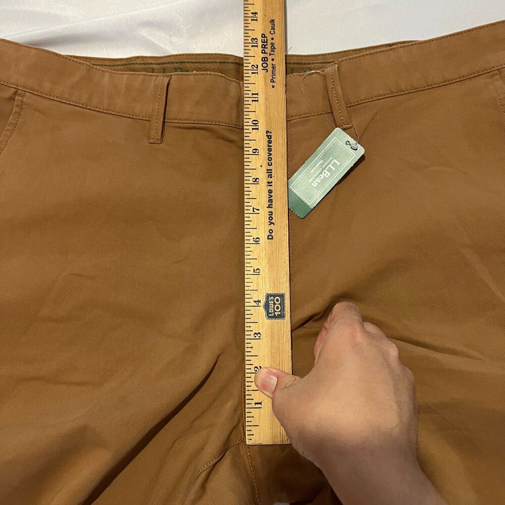 L.L.Bean Men's Comfort Stretch Standard Fit Chino Khakis 38x34 New Tags - Picture 7 of 11